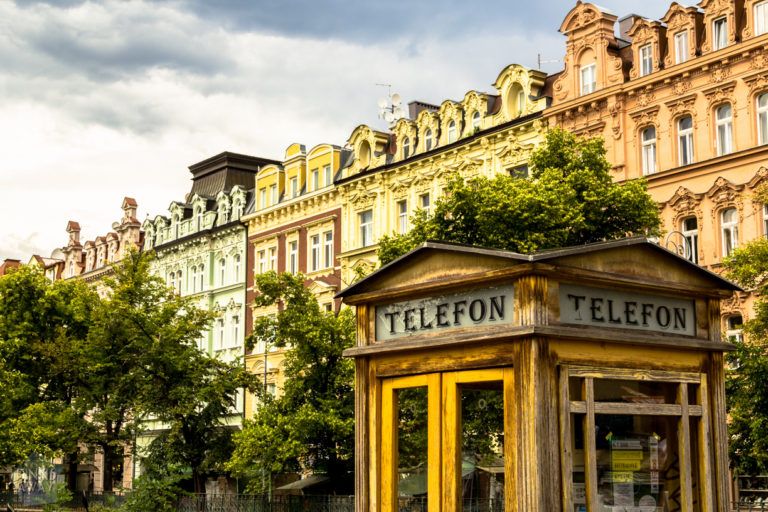Karlovy Vary with its beautiful, Art Nouveau architecture, is a charming destination for a short visit from Prague.
