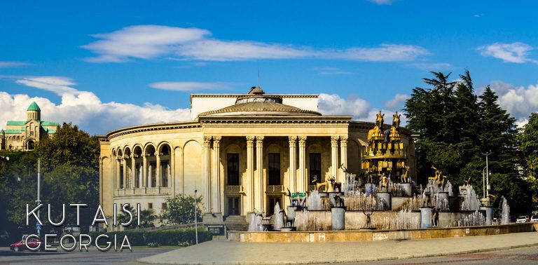 Kutaisi and surrounding Imereti region is famous for old monasteries, Bagrati Cathedral and deep canyons and caves. Short post about our visit to the city. | FinnsAway Nomad Travelers