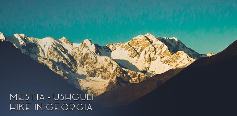 Multi-day trek from Mestia to Ushguli in Svaneti area, Georgia, is breathtaking. Hike 3-4 days in amazing views over snow-topped Caucasus mountain peaks, glaziers and Svan villages. | FinnsAway Travel Blog