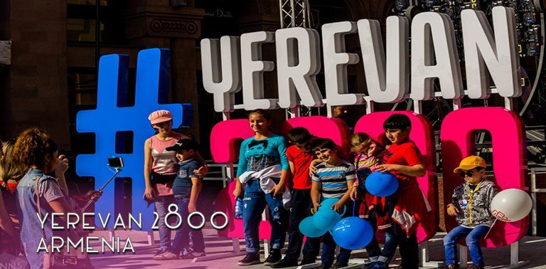 Yerevan, the capital of Armenia is one of the oldest cities in the world. Yerevan 2800 year anniversary was a colorful festival that filled the city streets. | FinnsAway Travel Blog