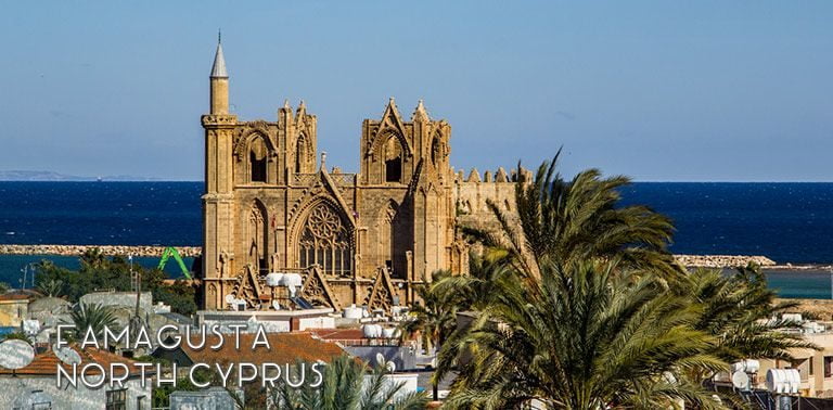 Guide on how to visit Famagusta (Gazimagusa) and what to see in the walled city. History of Famagusta in a nutshell and introduction of the main sights. | FinnsAway Travel Blog