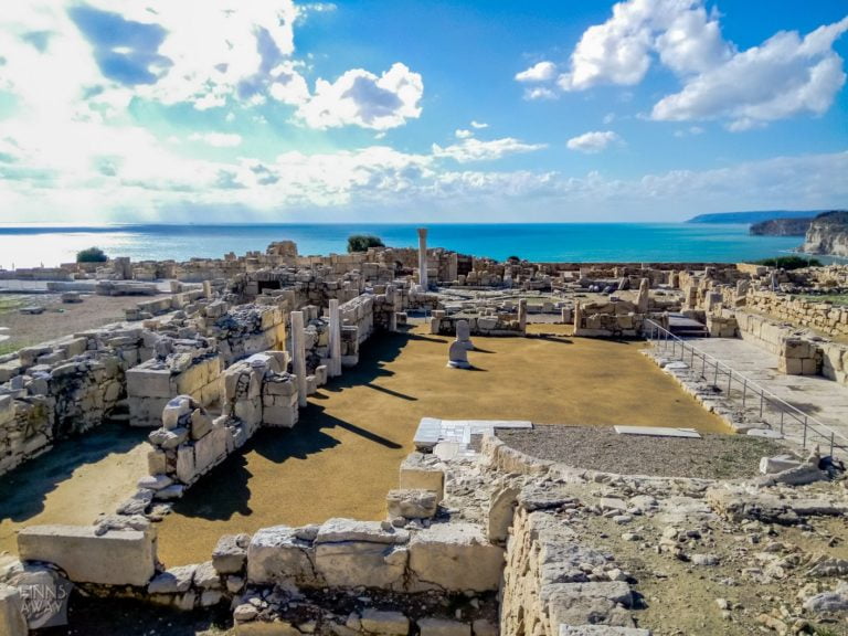 Kourion archaeological site is a great day trip from Limassol. Ancient Hellenic, Roman and early Christian period ruins, mosaics and awesome seaviews. | FinnsAway Travel Blog