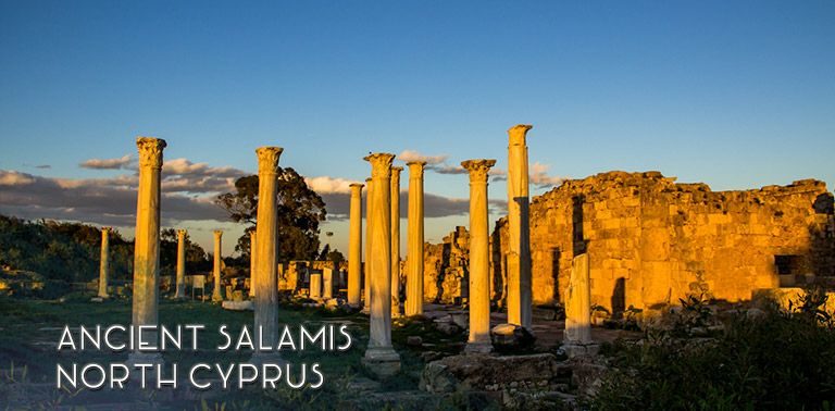 Salamis archaeological site, ruins of an ancient city-state, is a wonderful sight near the walled city of Famagusta in North Cyprus. | FinnsAway Travel Blog