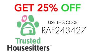 Get 25% off from Trusted-Housesitters