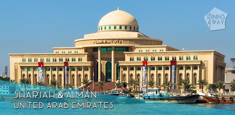 Sharjah and Ajman are lesser-known emirates just next to popular Dubai, but well worth a day trip or a longer stay. Short guide to sights and things to do in Sharjah and Ajman. | FinnsAway Travel Blog
