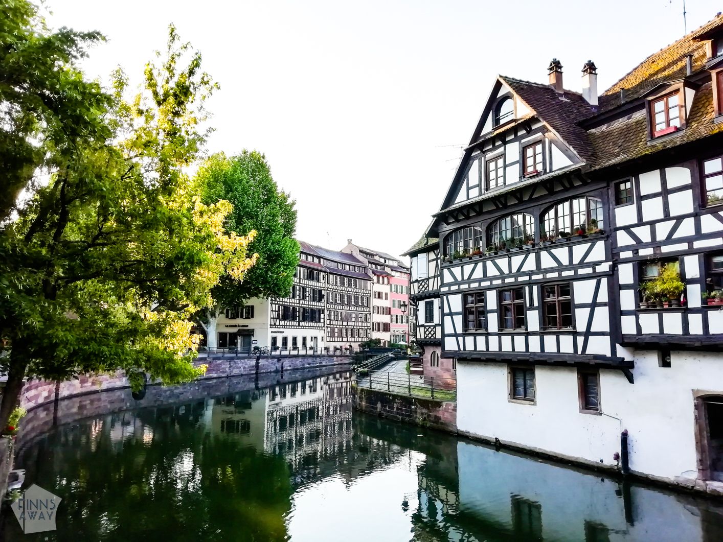 The historical center of Strasbourg is beautiful; half-timbered houses, canals and medieval bridges in Petite France, and the outstanding Cathedral of Our Lady. | FinnsAway Travel Blog