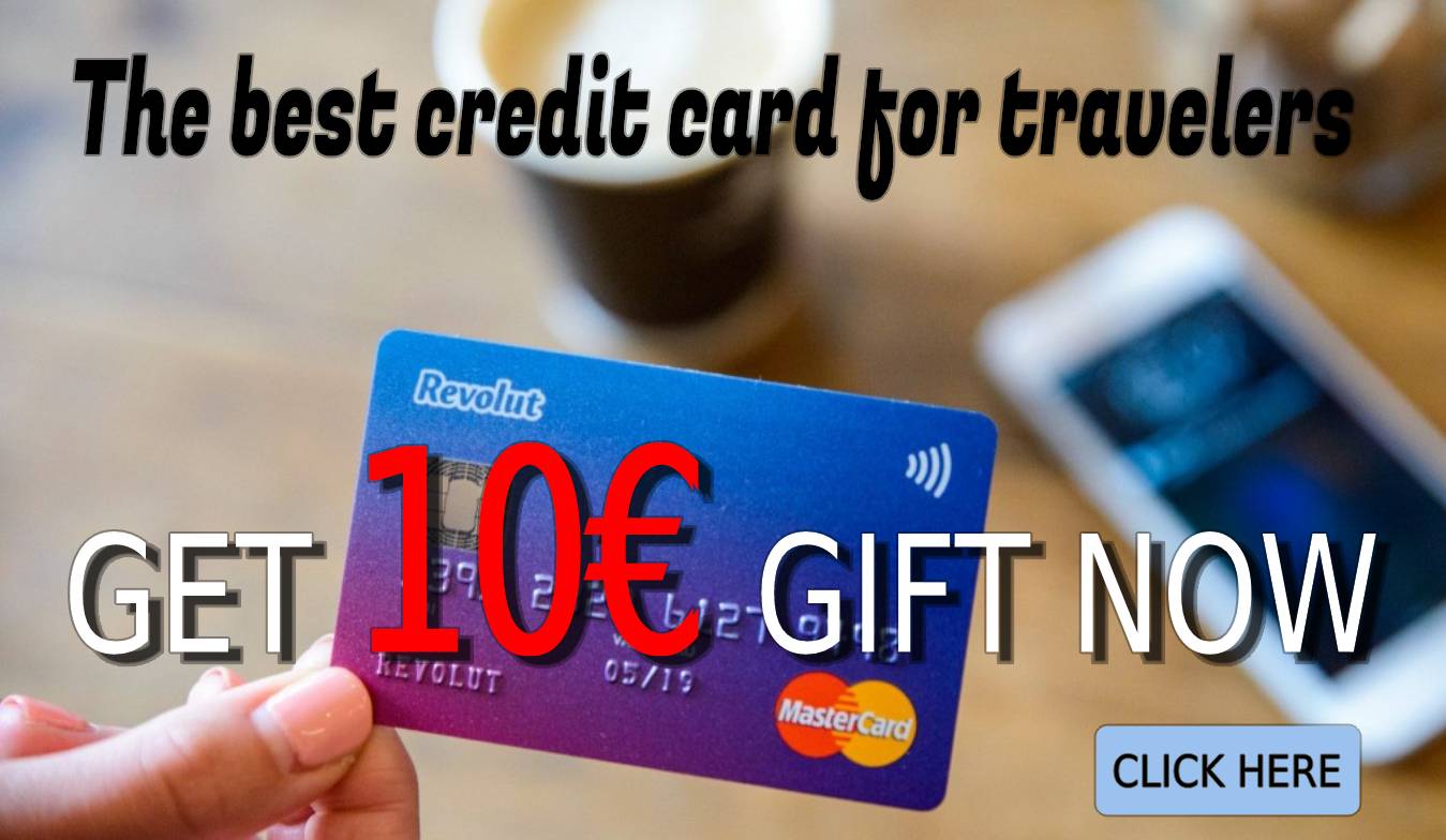 Best credit card for travelers, get 10 € gift now | Revolut