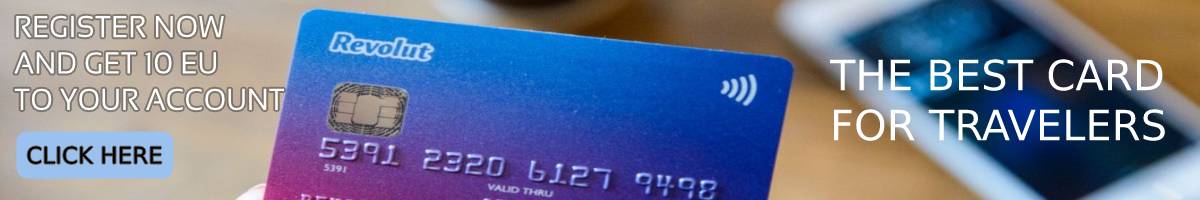 Best credit card for travelers, get 10 € gift now | Revolut