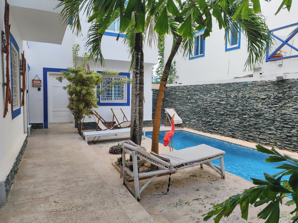 Guesthouse Courtyard, Bayahibe | Dominican Republic | Elämää Nomadina