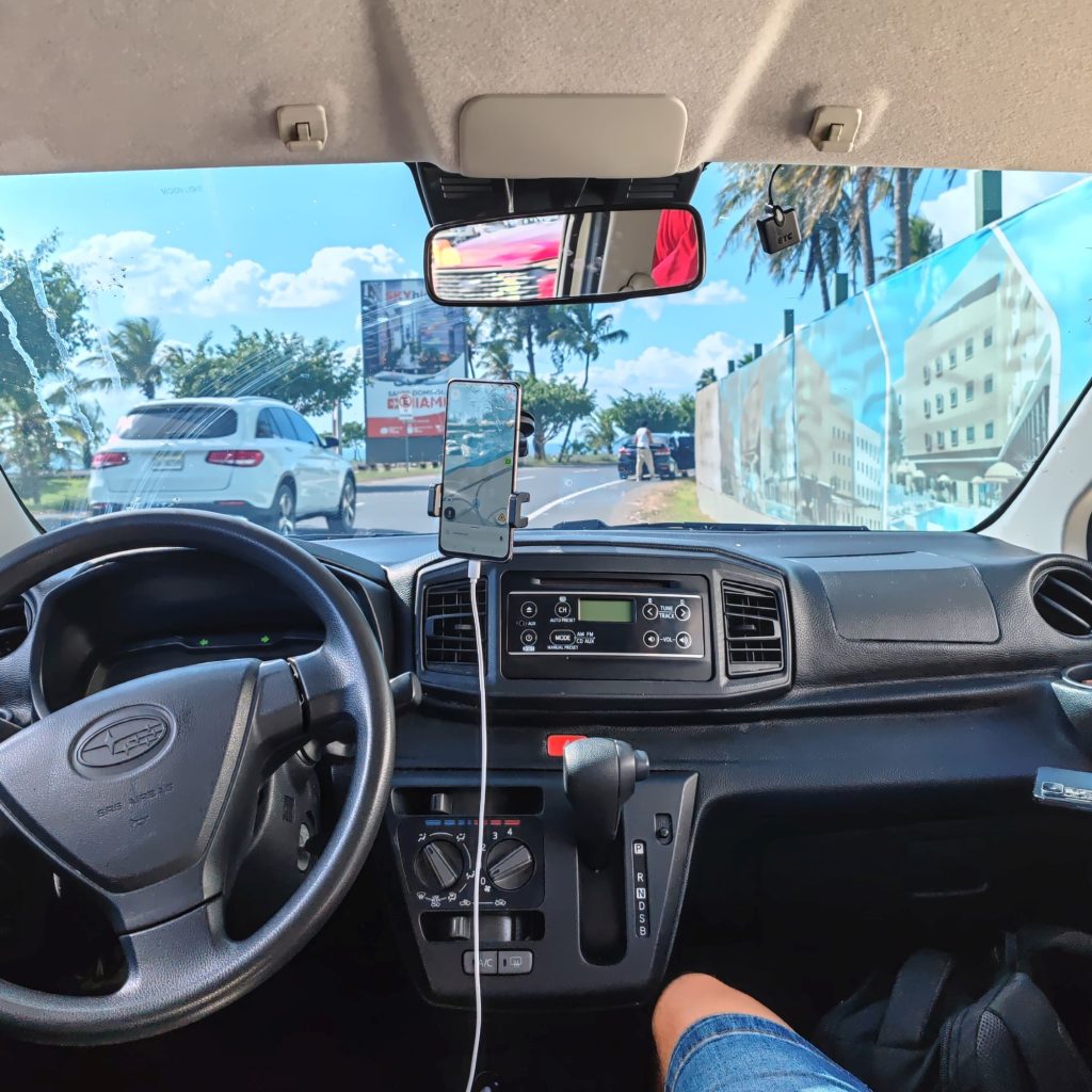 InDrive ride to Boca Chica | Dominican Republic; Boca Chica and Samaná Peninsula | Elámää Nomadina blog