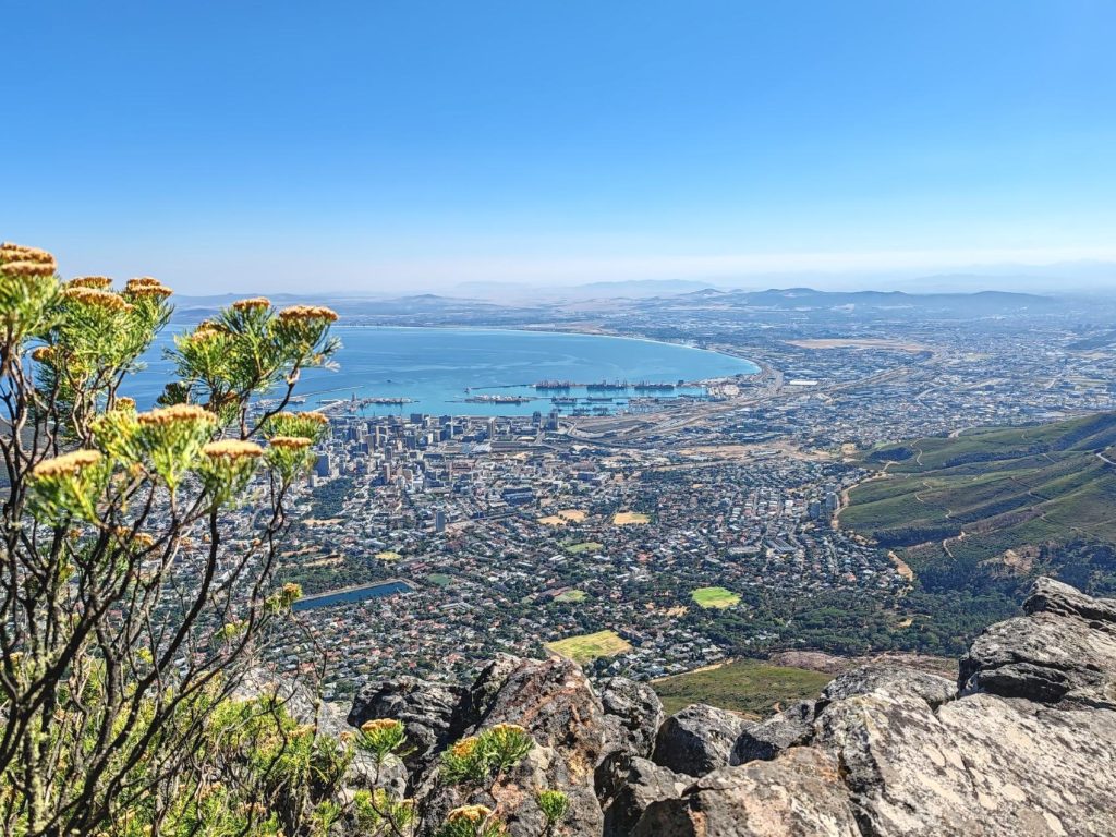 View over the city from Table Mountain | Cape Town is South Africa's most beautiful city destination | Elämää Nomadina blog