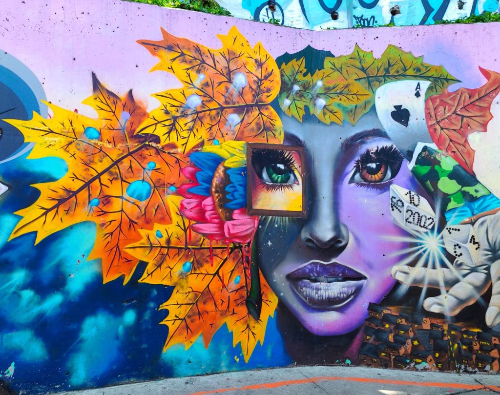 Street art, Comuna 13, Medellín | Colombia | Elämää Nomadina blog