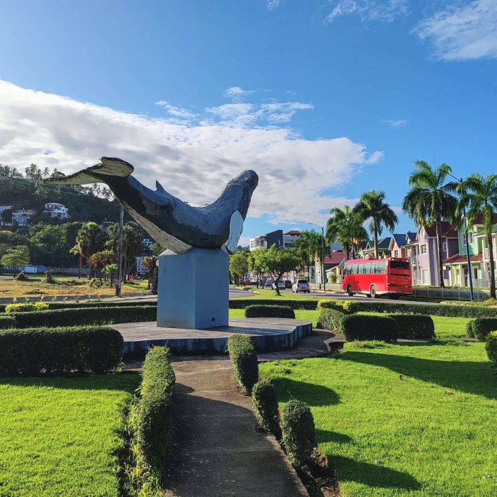 Whale monument, Samaná | Dominican Republic; Boca Chica and Samaná Peninsula | Elámää Nomadina blog