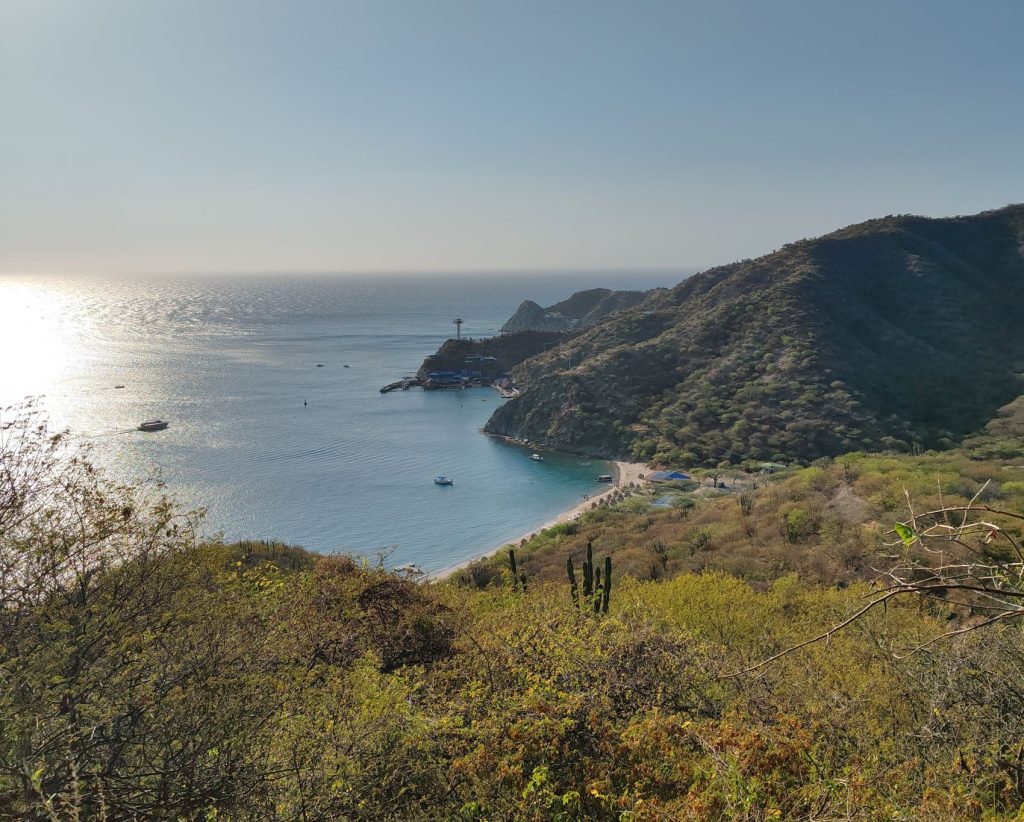 Coastal scenery in Santa Marta | Colombia | Elämää Nomadina blog