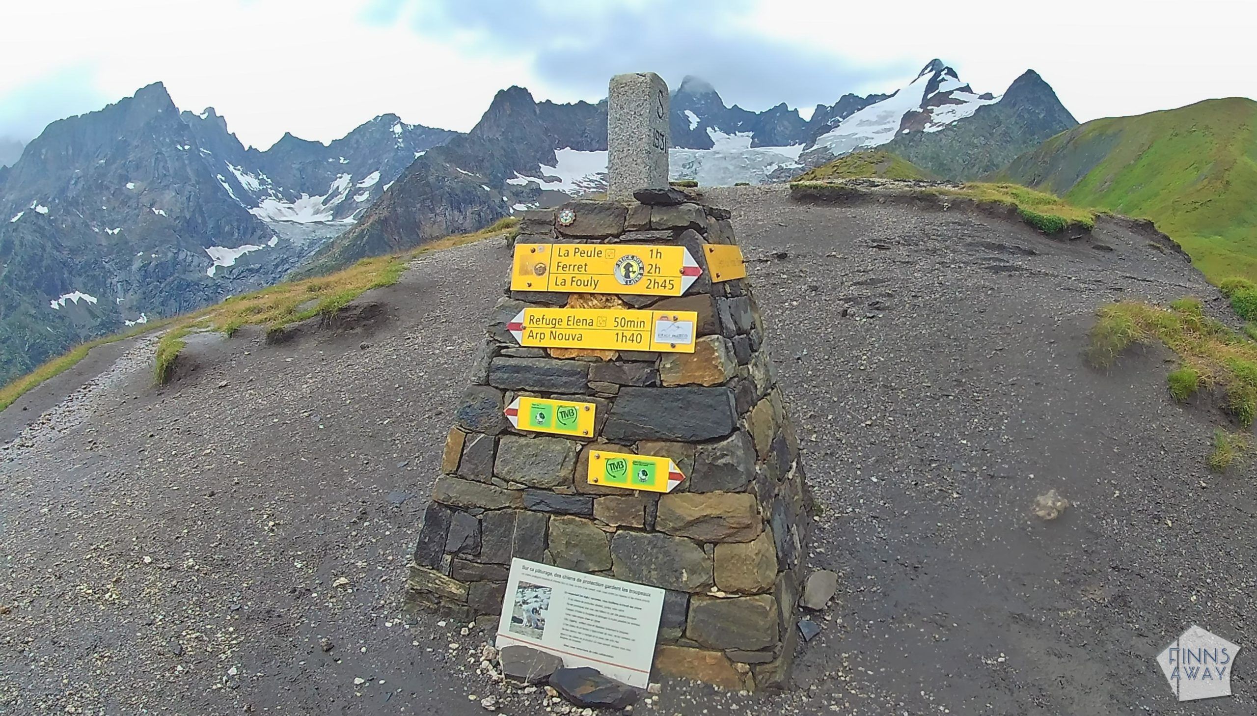 Hiking and camping Tour du Mont Blanc mountain trail in the Alps | FinnsAway travel blog