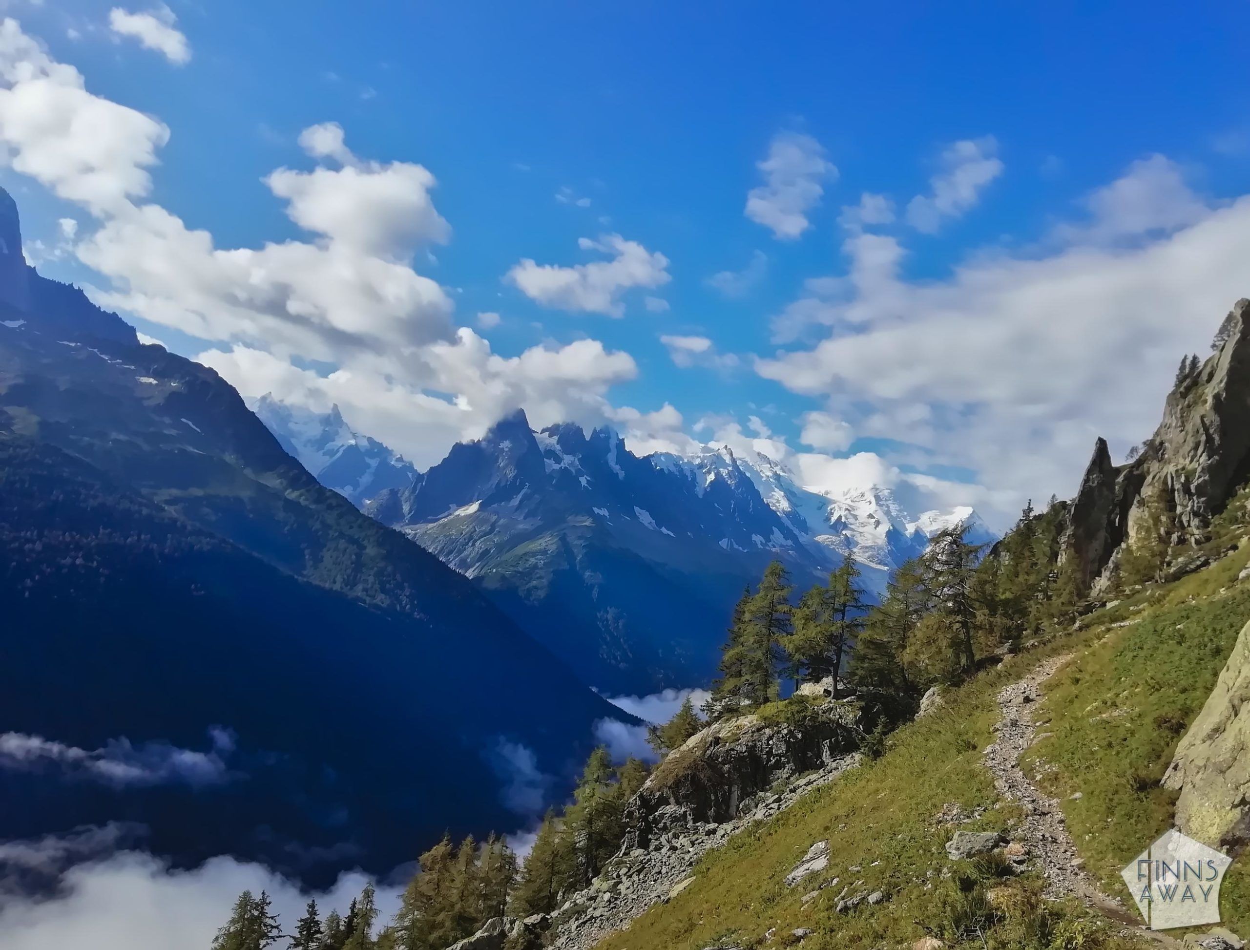 Hiking and camping Tour du Mont Blanc mountain trail in the Alps | FinnsAway travel blog
