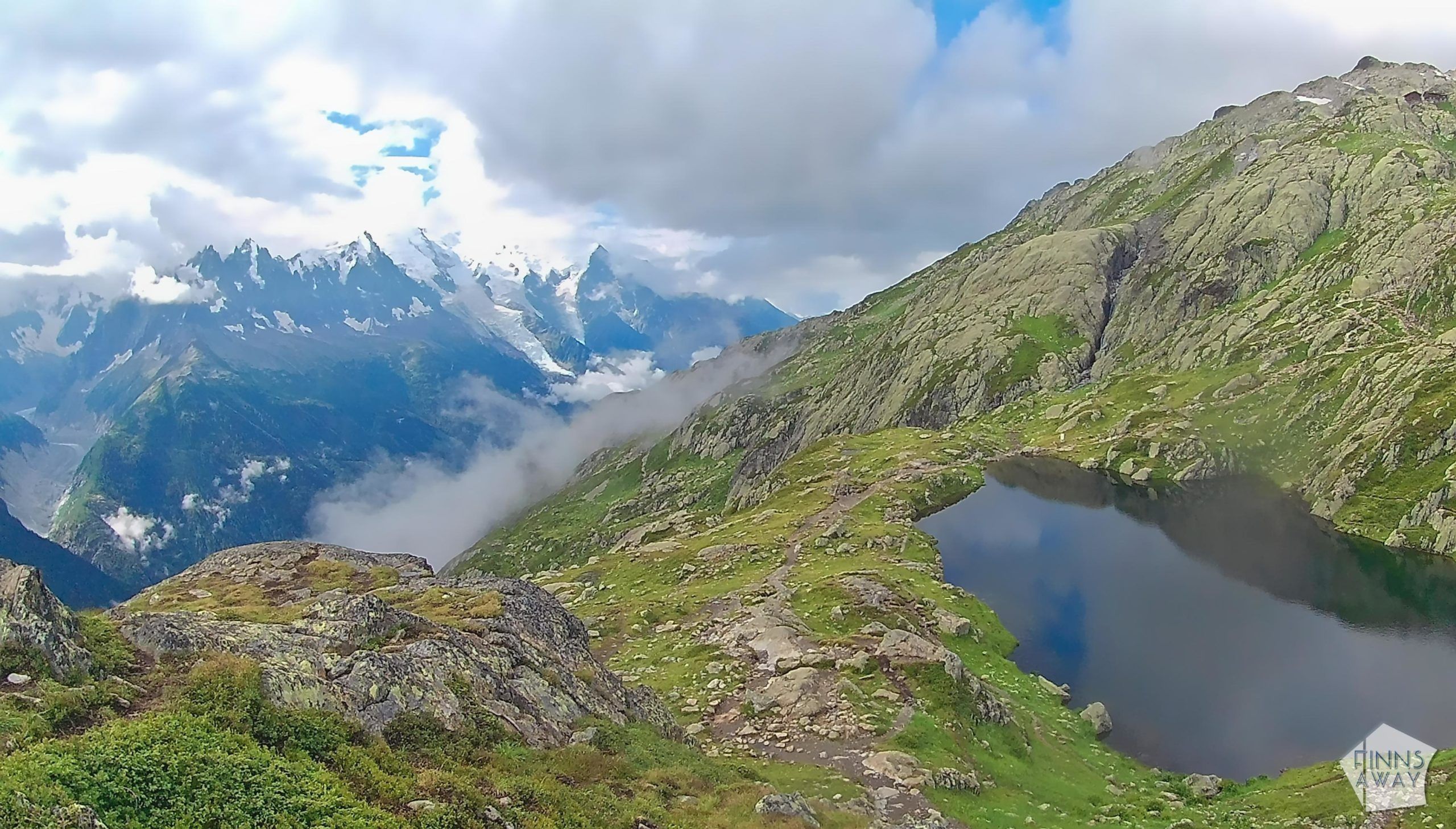 Lacs de Cheserys | Hiking and camping Tour du Mont Blanc mountain trail in the Alps | FinnsAway travel blog