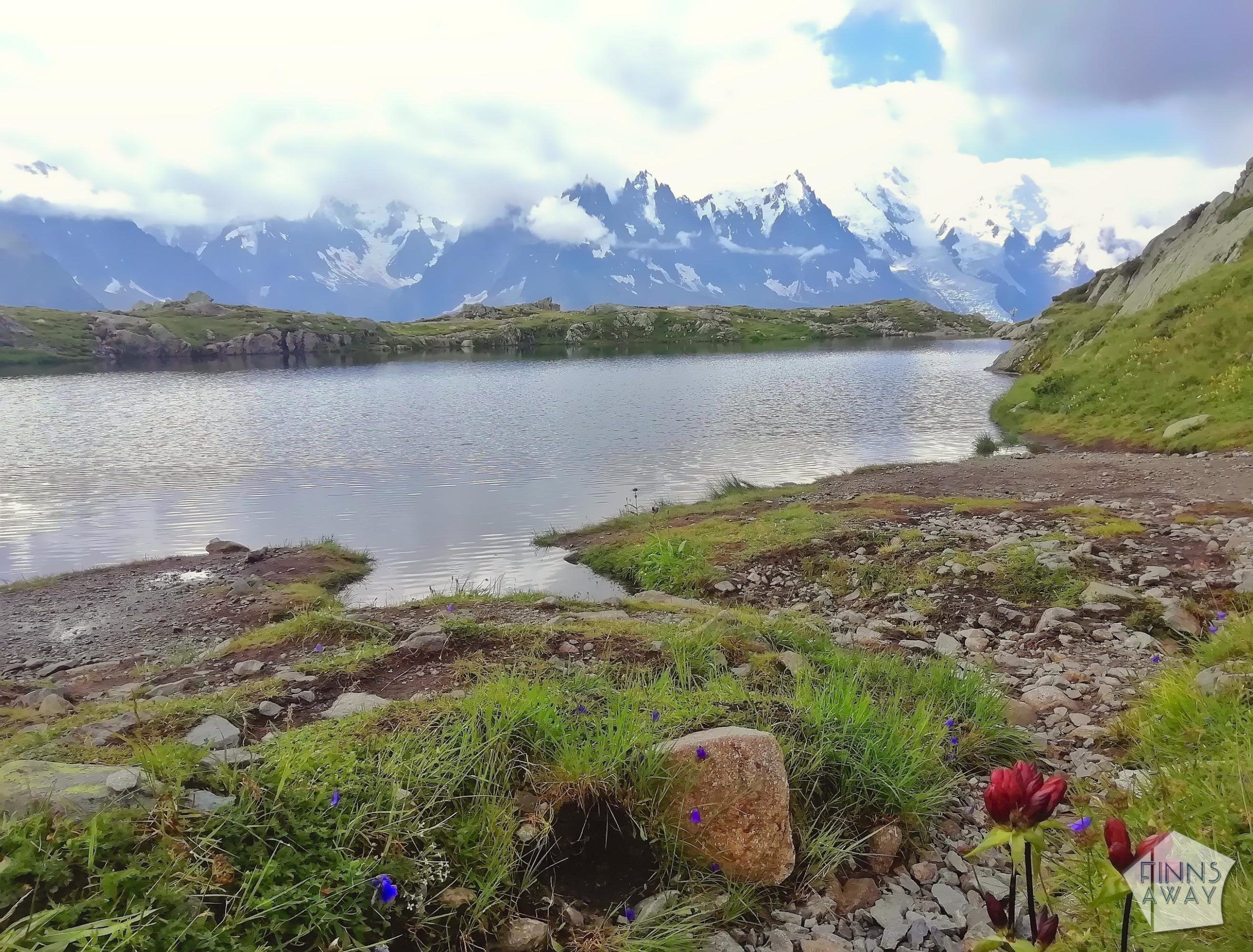 Lacs de Cheserys | Hiking and camping Tour du Mont Blanc mountain trail in the Alps | FinnsAway travel blog