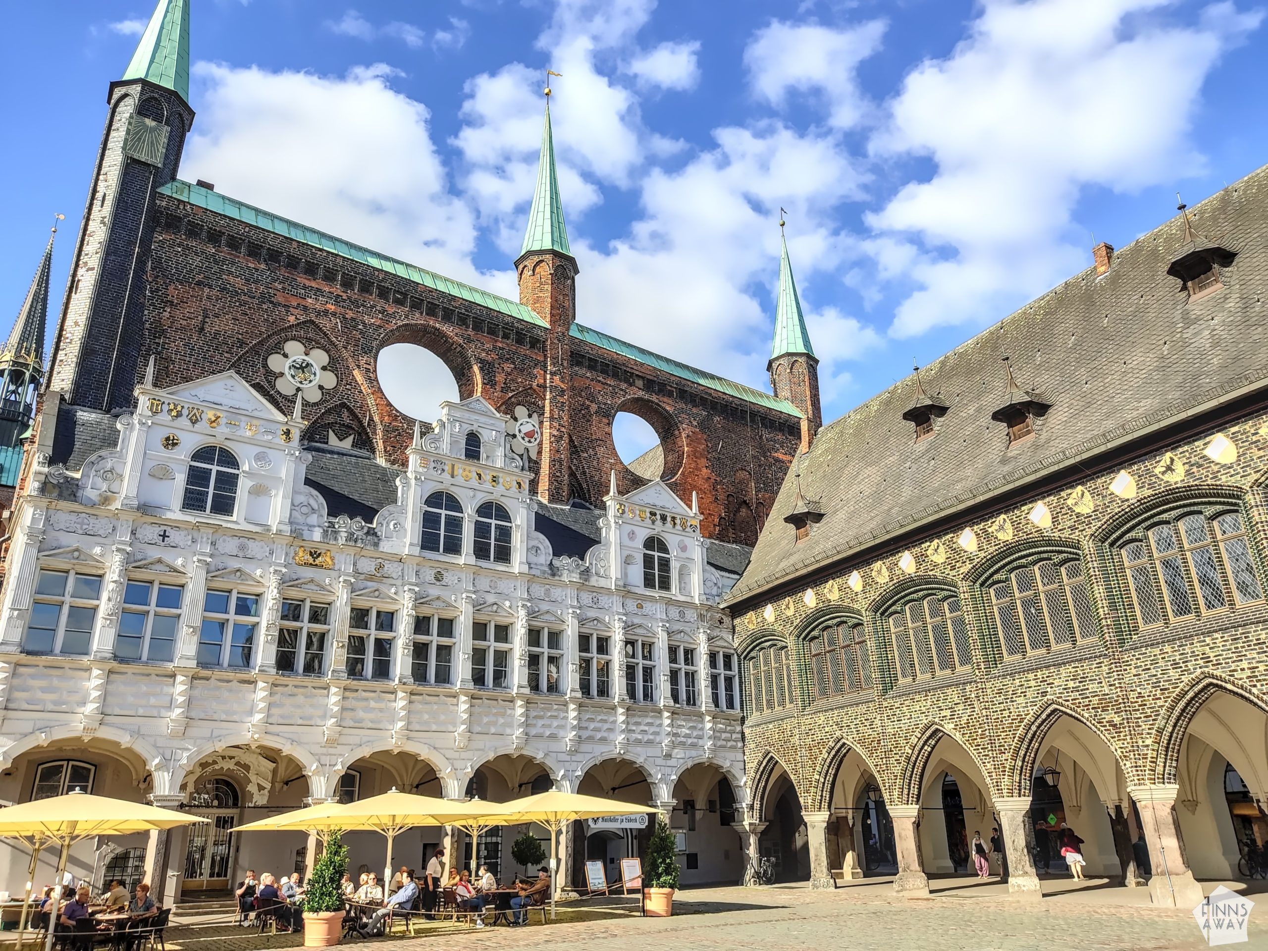 Lübecker Rathaus, Town Hall | Postcards from Lübeck, Germany | FinnsAway Travel Blog