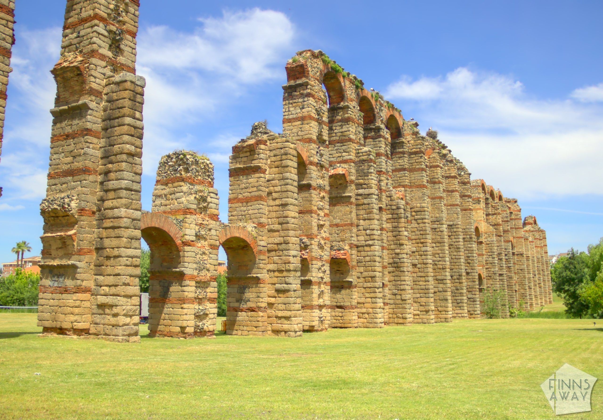 Aqueduct in Merida, Spain | Summary of Nomad Year 2021 | FinnsAway Travel blog
