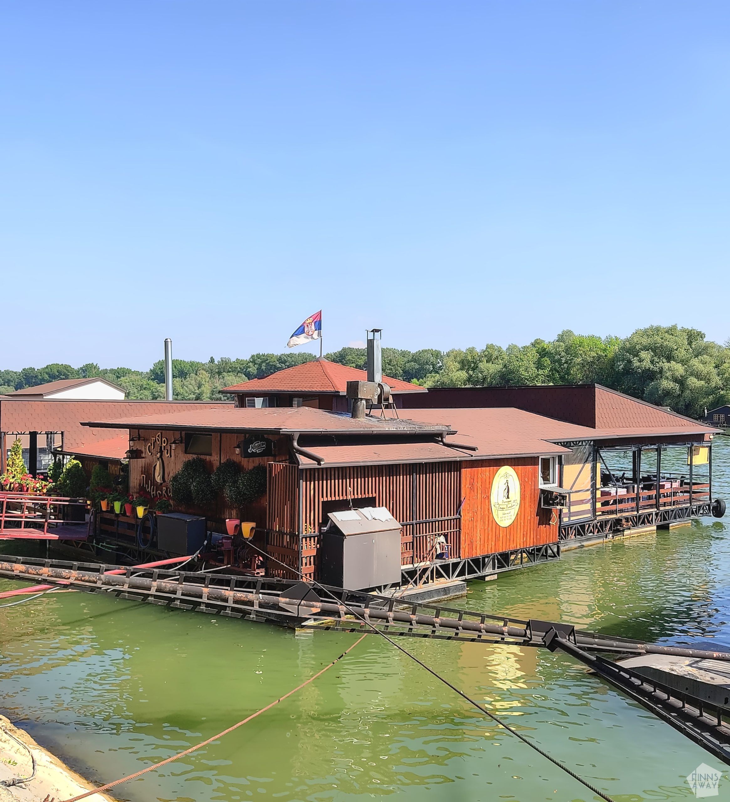 Restaurant boat in Sava River | Belgrade, the dynamic capital of Serbia | FinnsAway Travel