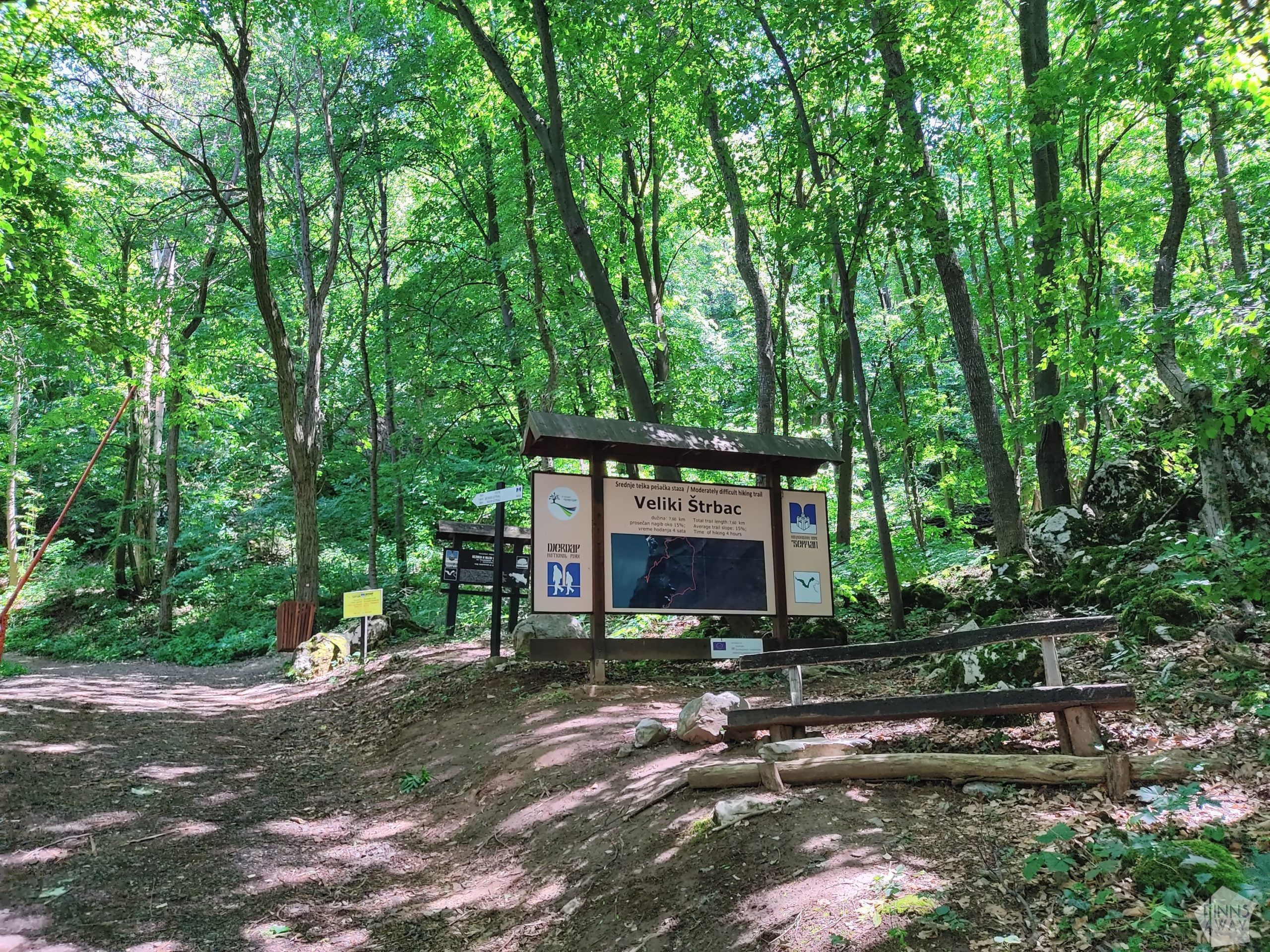 Parking lot and ranger station | Trail running in Veliki Strbac Serbia
