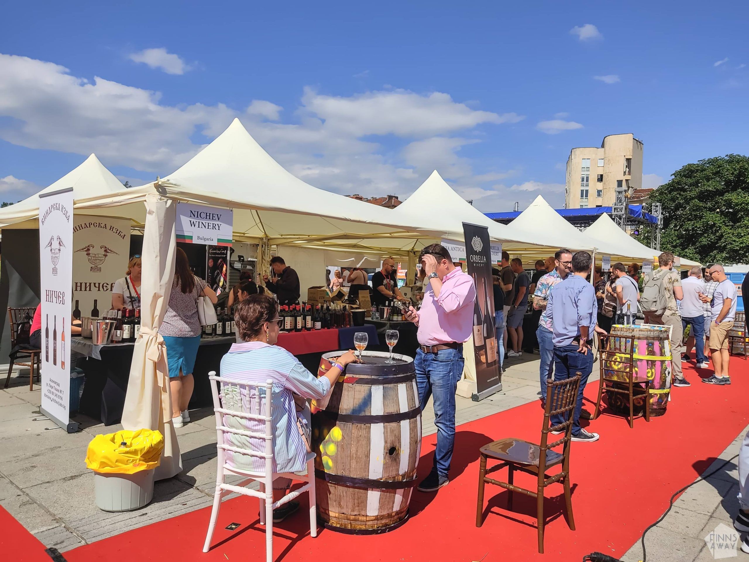 Wine village | Balkan Wine Festival 2022 in Sofia, Bulgaria | FinnsAway Travels