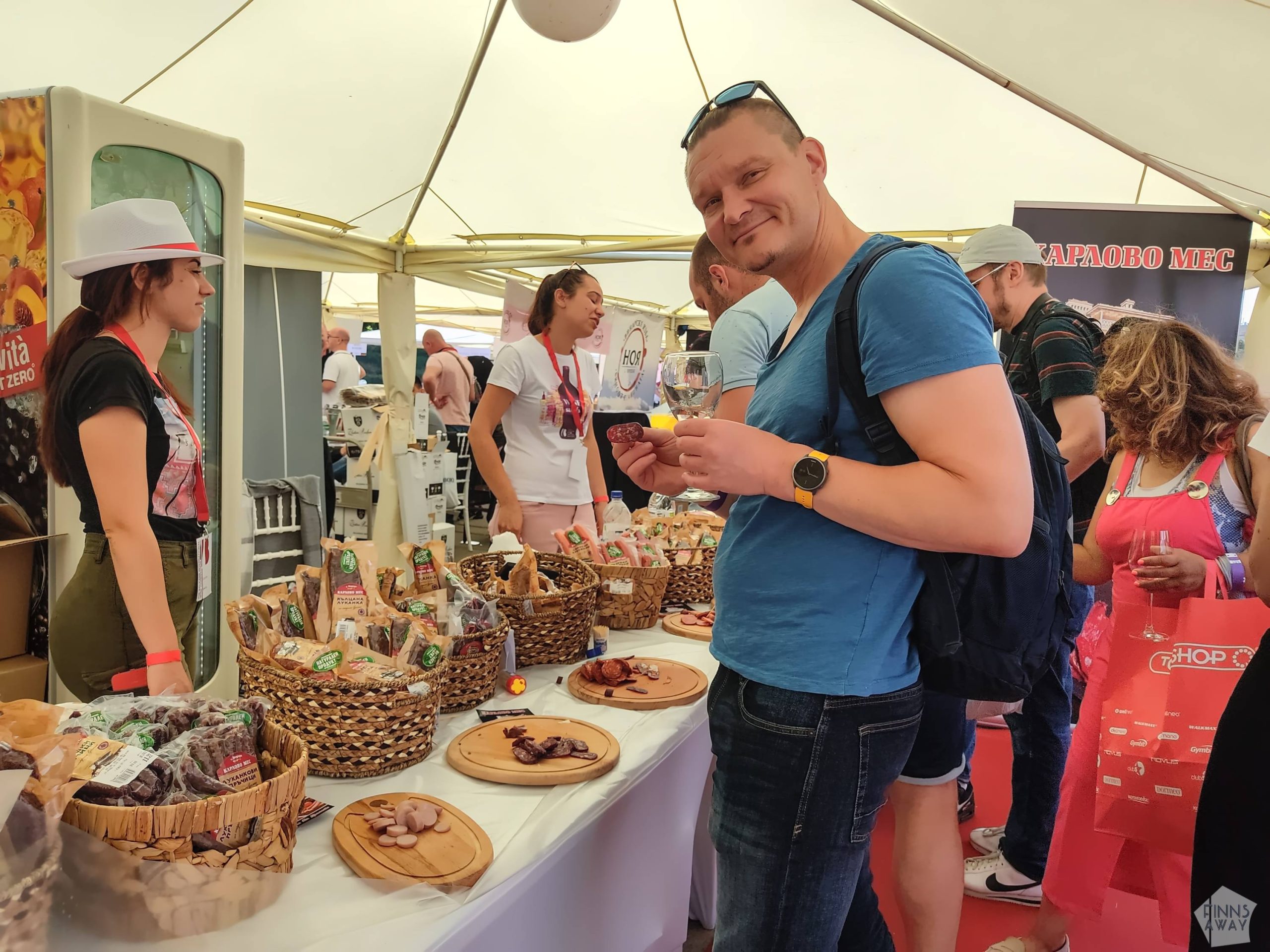 Festival food | Balkan Wine Festival 2022 in Sofia, Bulgaria | FinnsAway Travels