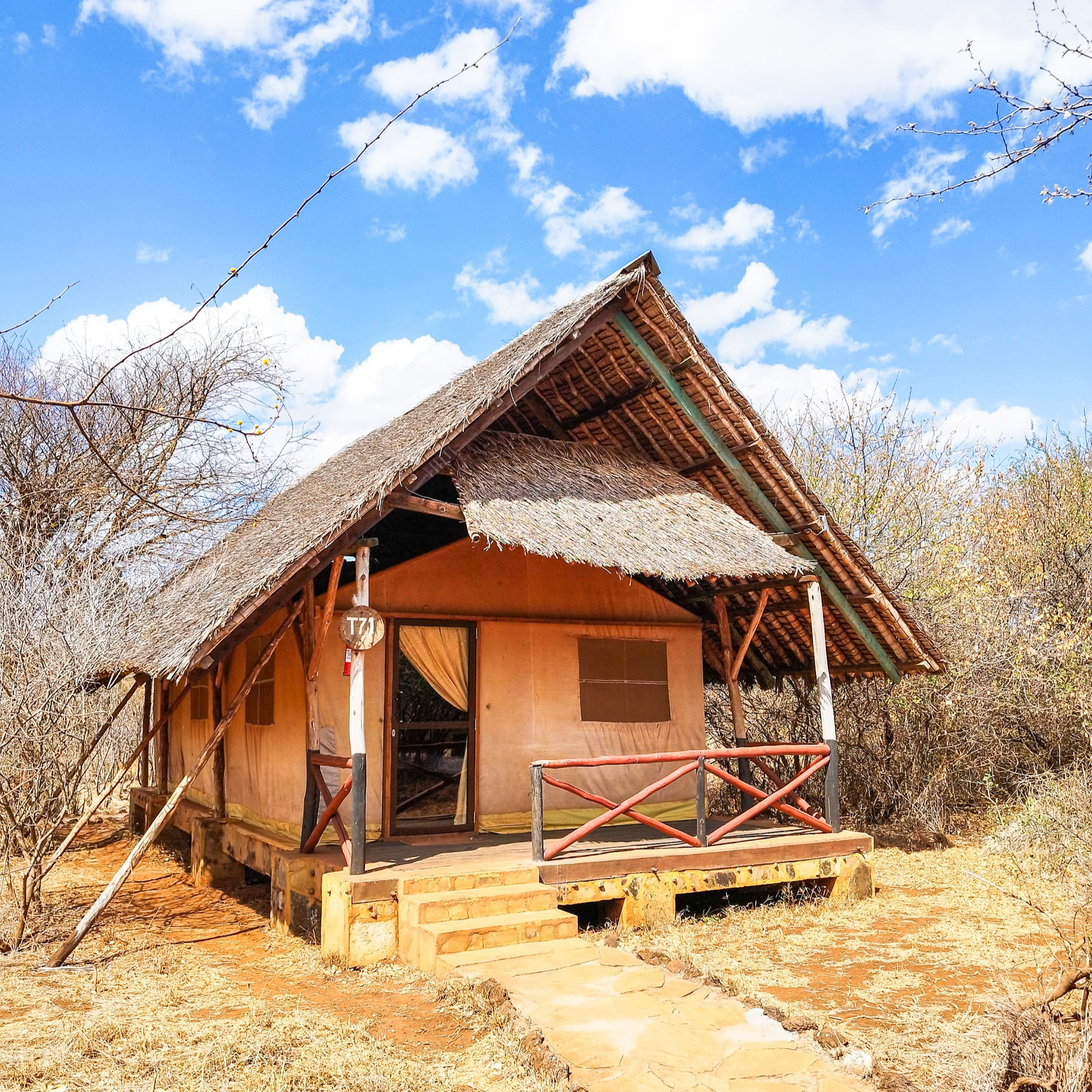 Tent accommodation in AA Lodge Amboseli | 2-day safari in Amboseli National Park, Kenya | FinnsAway