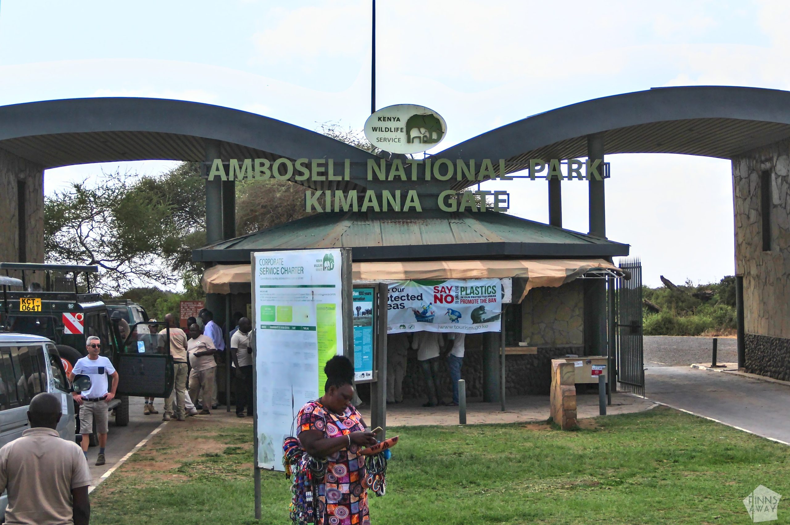 Kimana gate to the park | 2-day safari in Amboseli National Park, Kenya | FinnsAway
