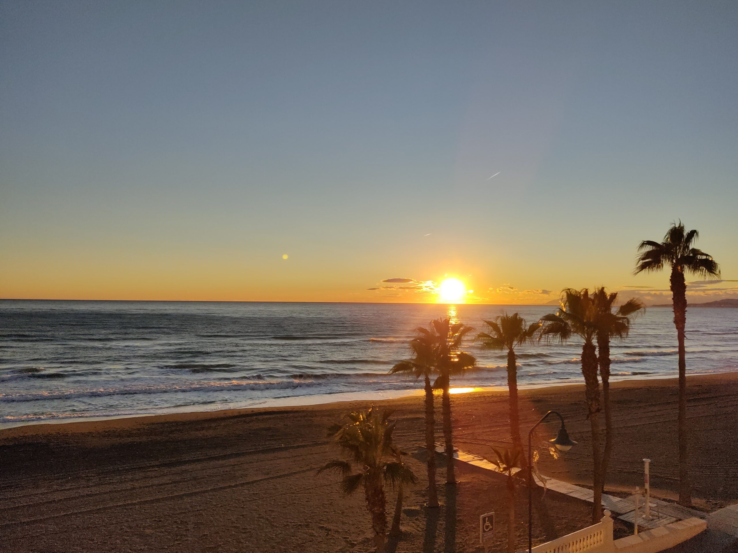Sunset in Torrox Costa, Spain | Nomad year 2023 summary | FinnsAway Travel Blog