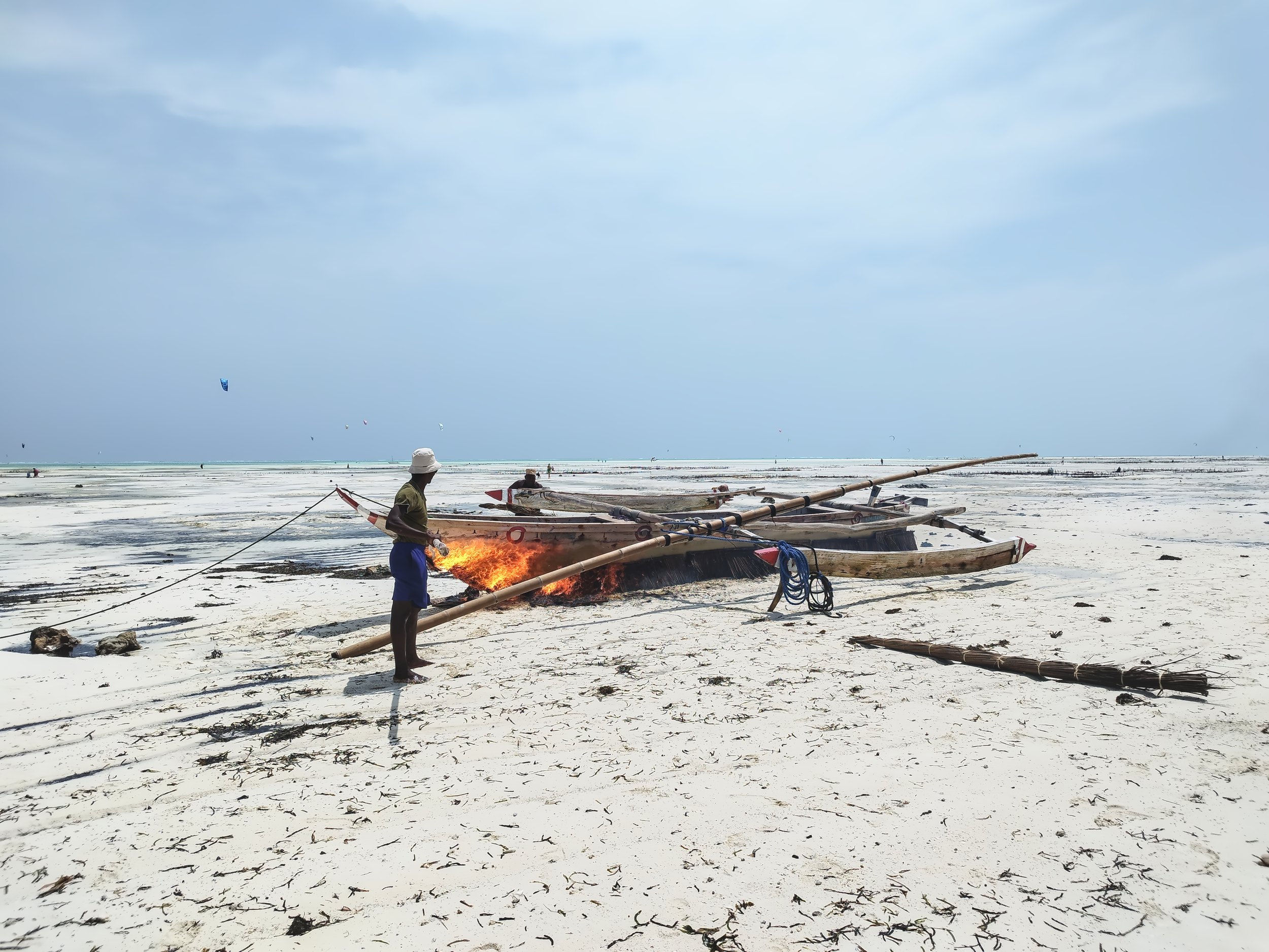 Beach view in Jambiani, Zanzibar | Tanzania | FinnsAway nomadic travels