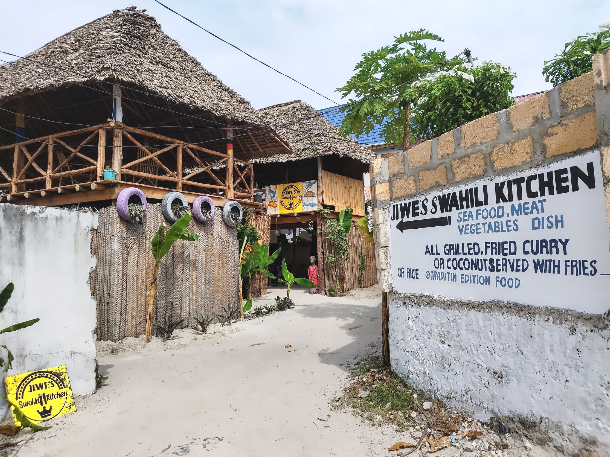 Restaurant in Jambiani, Zanzibar | Tanzania | FinnsAway nomadic travels