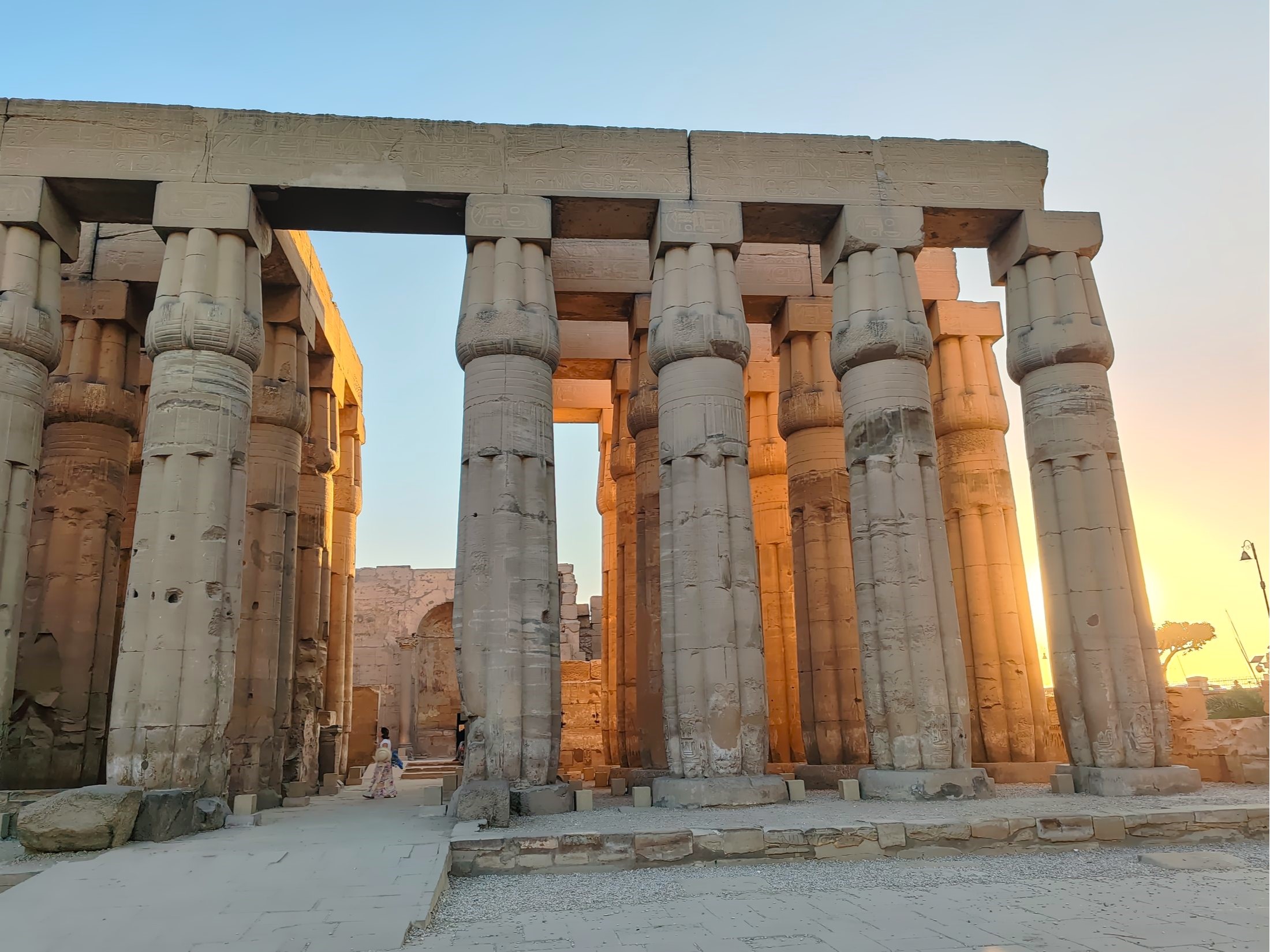 Luxor Temple sunset, Egypt | Nomad year 2024 summary | FinnsAway Travel Blog