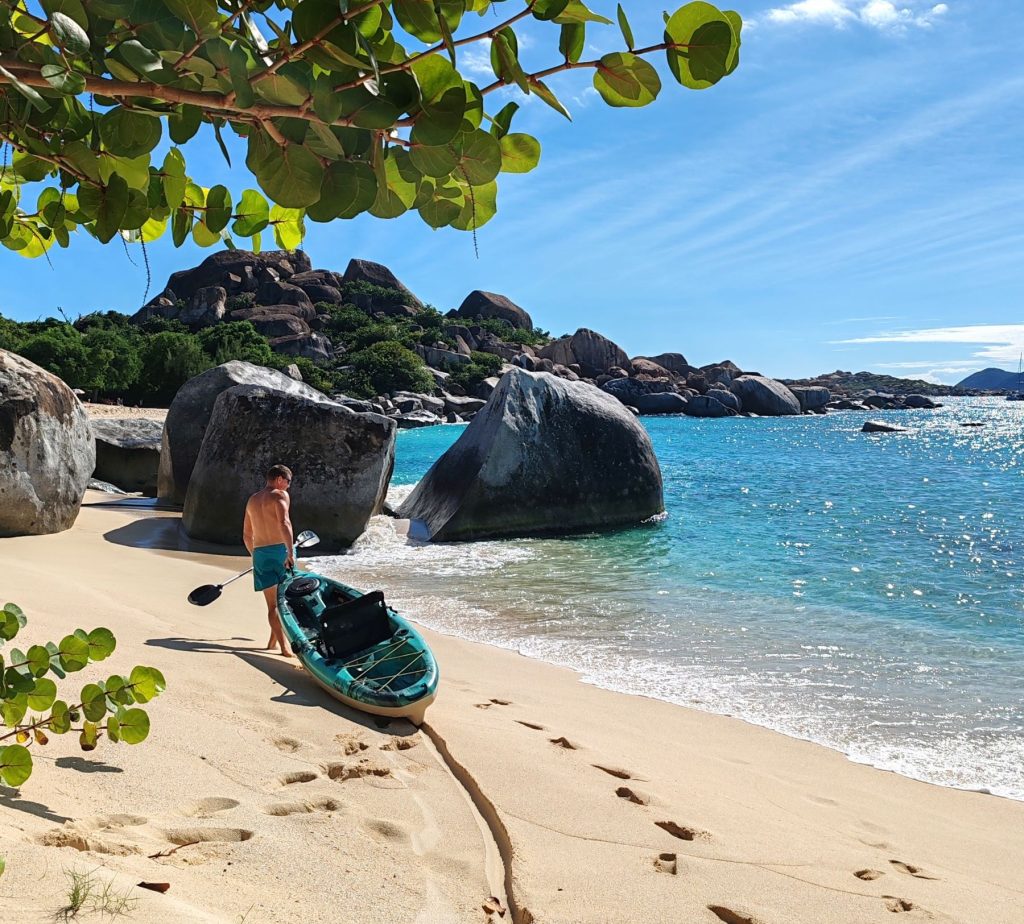 Beach in Virgin Gorda in the British Virgin Islands | FinnsAway travel blog