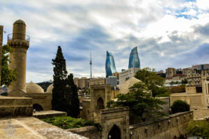 Baku, the capital of Azerbaijan is a glorious mix of old and new in the crossroads of Asia and Europe. Travel guide on what to expect, see and do in Baku. | FinnsAway Travel Blog