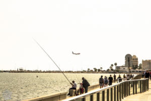 View from the coastal walkaway Larnaca Cyprus | FinnsAway blog