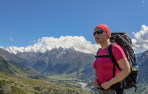 Multi-day trek from Mestia to Ushguli in Svaneti area, Georgia, is breathtaking. Hike 3-4 days in amazing views over snow-topped Caucasus mountain peaks, glaziers and Svan villages. | FinnsAway Travel Blog