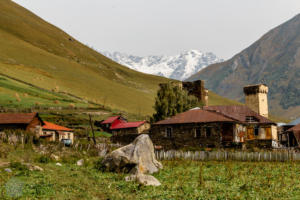 Multi-day trek from Mestia to Ushguli in Svaneti area, Georgia, is breathtaking. Hike 3-4 days in amazing views over snow-topped Caucasus mountain peaks, glaziers and Svan villages. | FinnsAway Travel Blog