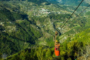 Mountainous inland Adjara in Georgia is home to beautiful nature and small rural mountain villages. We visited Khulo and took a cable car ride to tiny Tago, where you can also trek along marked hiking trails. | FinnsAway Travel Blog