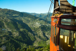 Mountainous inland Adjara in Georgia is home to beautiful nature and small rural mountain villages. We visited Khulo and took a cable car ride to tiny Tago, where you can also trek along marked hiking trails. | FinnsAway Travel Blog