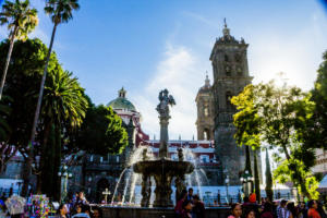 Zocalo, the main square of Puebla | Mexico | FinnsAway Travel Blog
