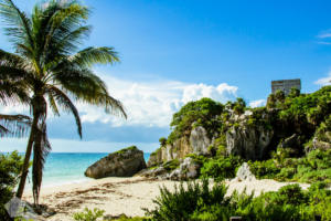 Mayan ruins of Tulum in Riviera Maya, Yucatan Peninsula, Mexico in October | FinnsAway Travel Blog