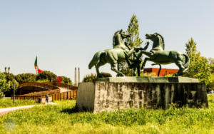 Horse statue near NOVA University, Lisbon