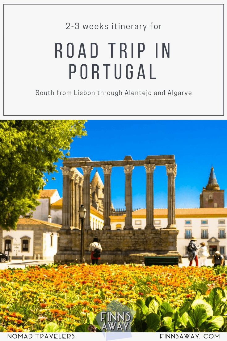 Itinerary for road trip in Portugal | FinnsAway travel blog