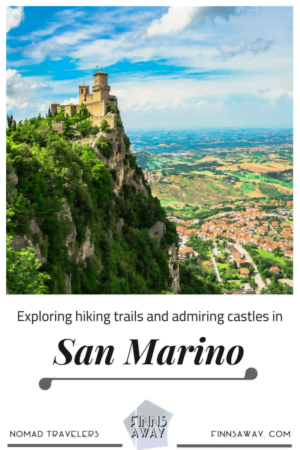 San Marino offers some great options for hiking. Sentiero della Rupe, the Cliff Trail hike takes you up to the San Marino Old Town and fortresses. | FinnsAway Nomad Travelers