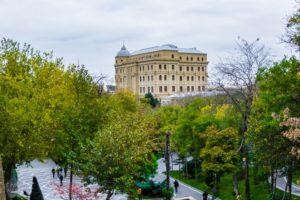 Baku, the capital of Azerbaijan is a glorious mix of old and new in the crossroads of Asia and Europe. Travel guide on what to expect, see and do in Baku. | FinnsAway Travel Blog