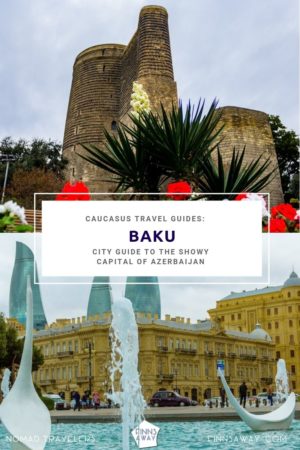 Baku, the capital of Azerbaijan is a glorious mix of old and new in the crossroads of Asia and Europe. Travel guide on what to expect, see and do in Baku. | FinnsAway Travel Blog