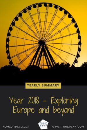 Summary of the travels and travel costs of our year as digital nomads. Highlights of our journey through several European countries and in Caucasus. | FinnsAway Nomad Travels