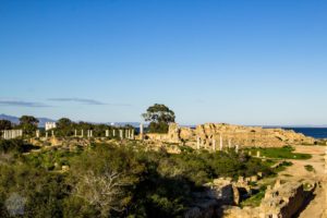 Salamis archaeological site, ruins of an ancient city-state, is a wonderful sight near the walled city of Famagusta in North Cyprus. | FinnsAway Travel Blog
